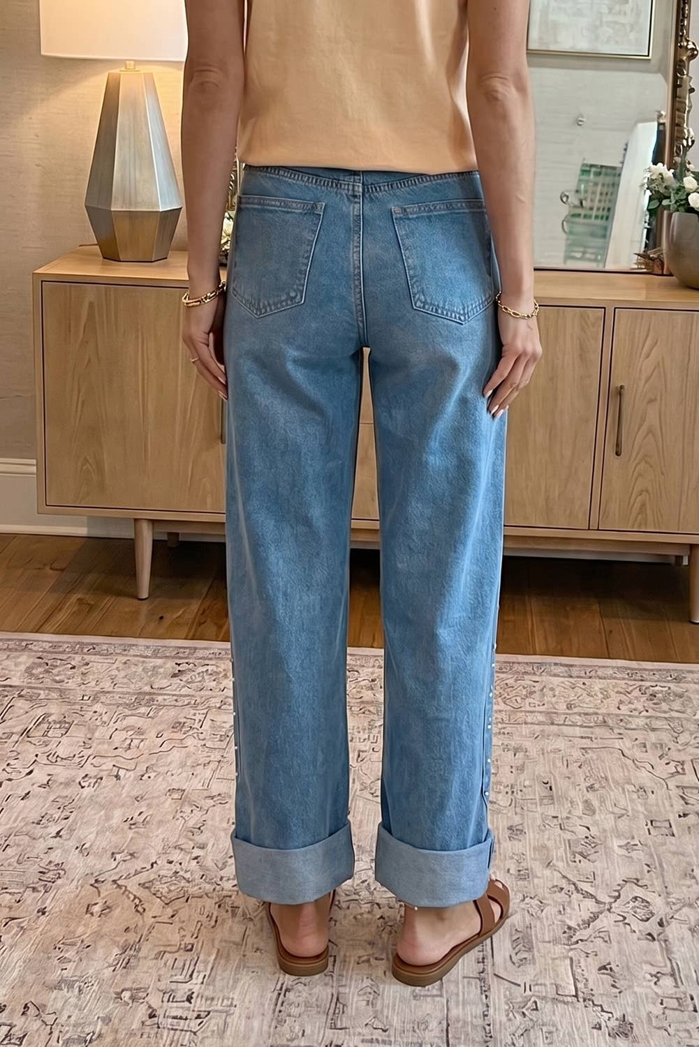 Rivet Detail Jeans