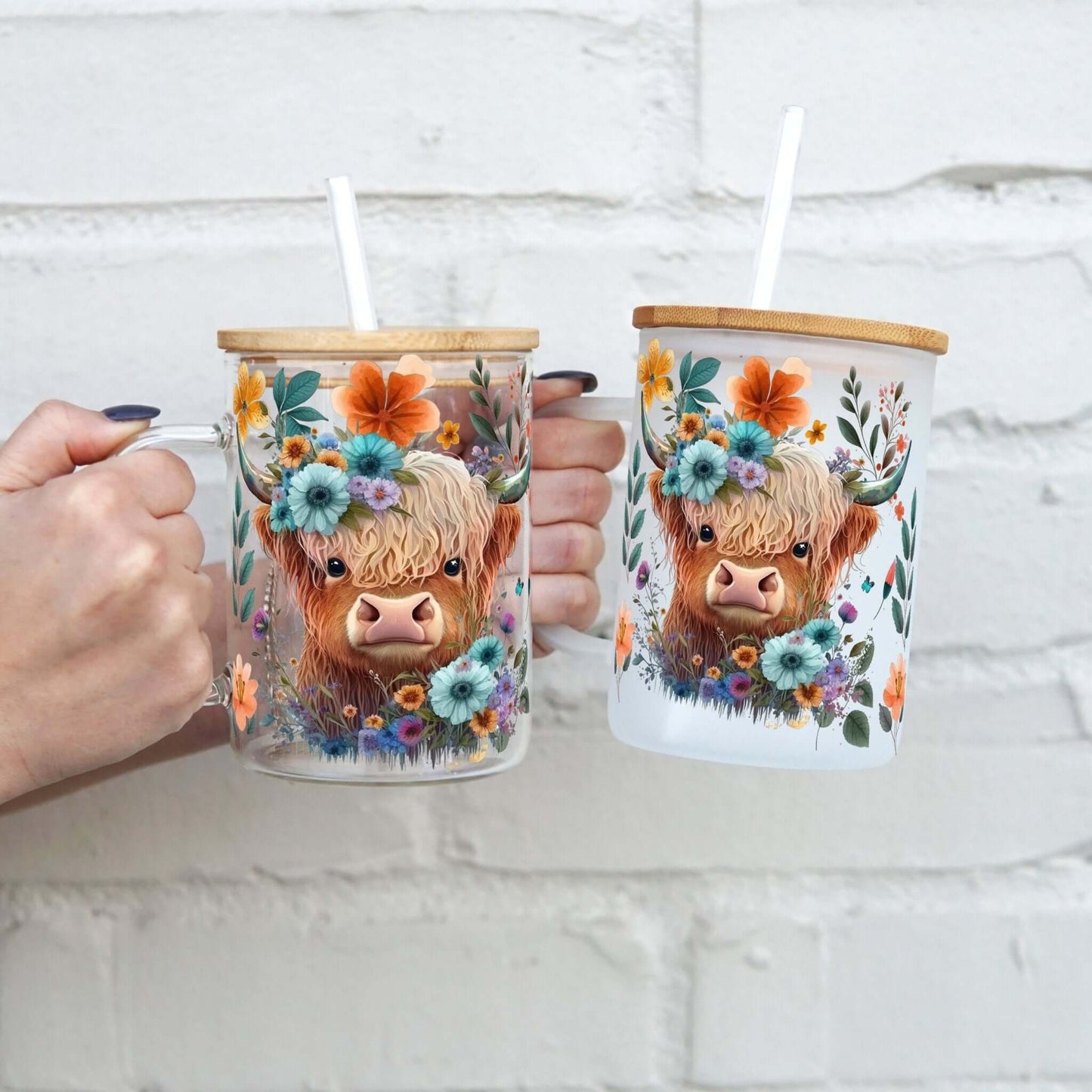 17oz Highland Cow Sip-Sip Hooray! -