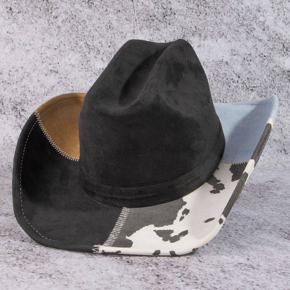 Cow Block Cowboy Hat