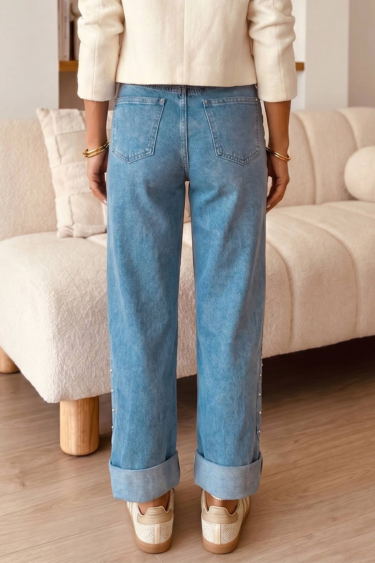 Rivet Detail Jeans