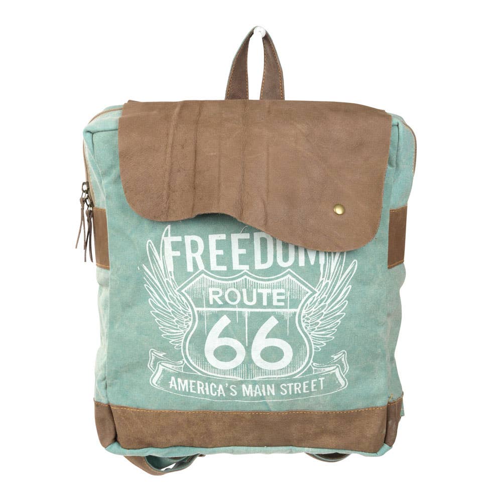 Clea Ray Canvas Bags & Clothing - Rt 66 Freedom Back Pack