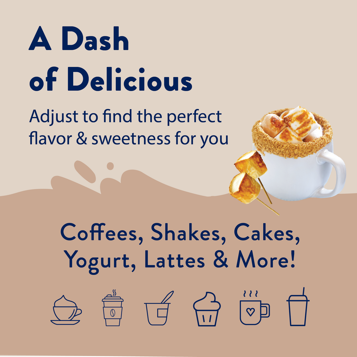 Sugar Free Toasted Marshmallow Syrup - Jordan's Skinny Mixes