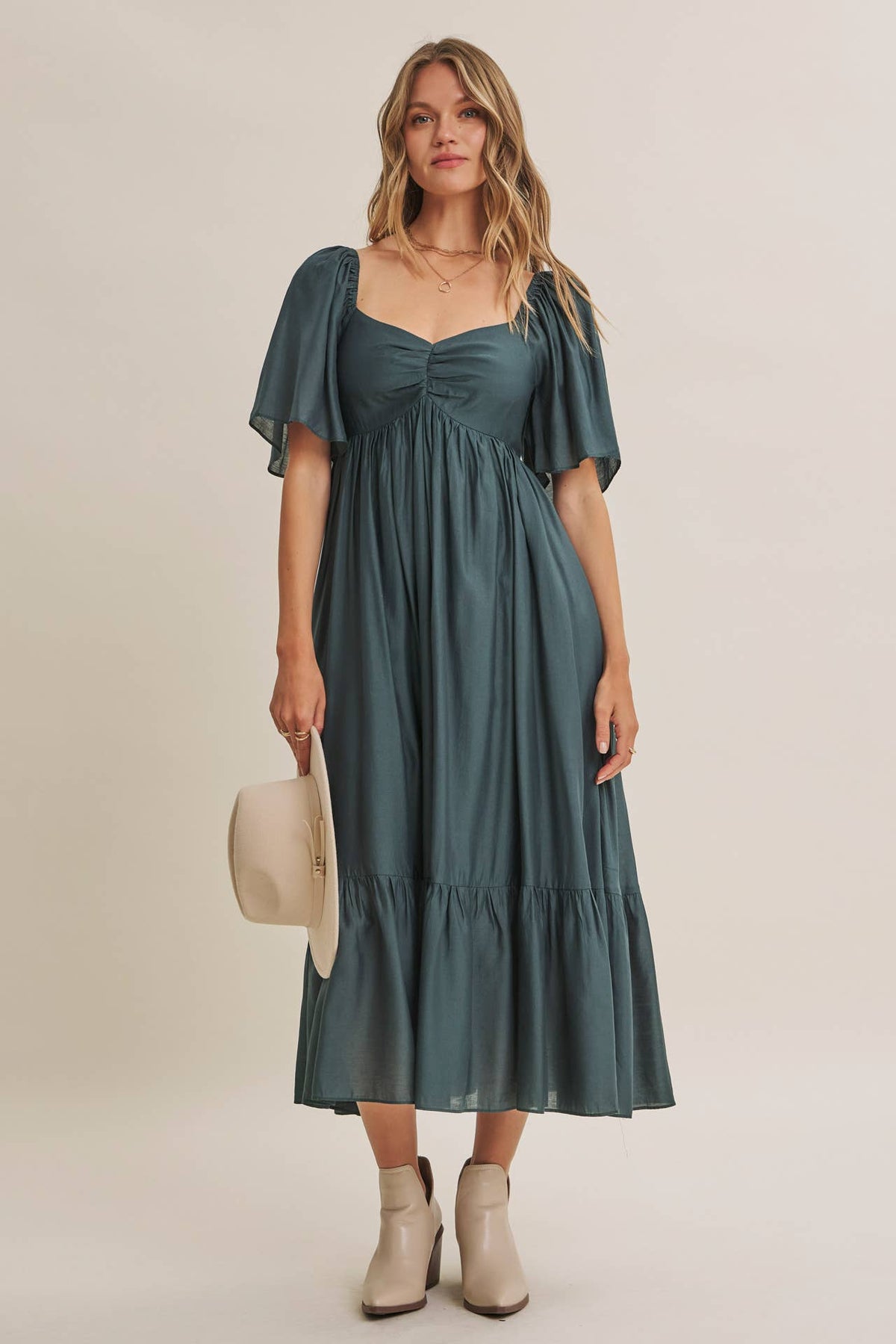 WILLOW SWEETHEART MIDI DRESS