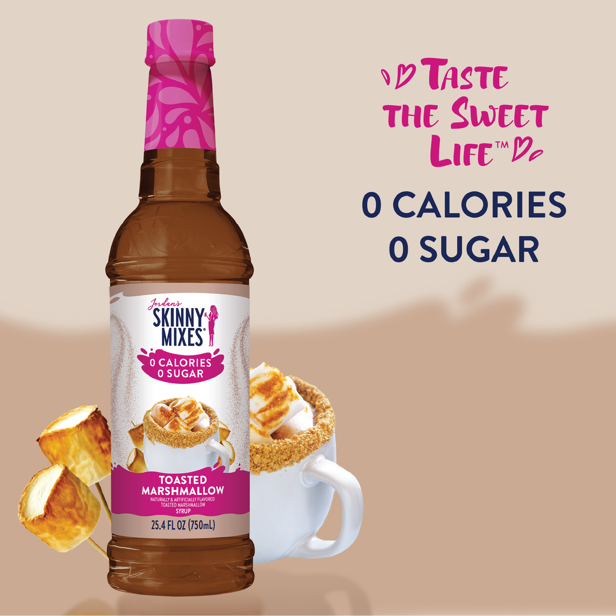 Sugar Free Toasted Marshmallow Syrup - Jordan's Skinny Mixes
