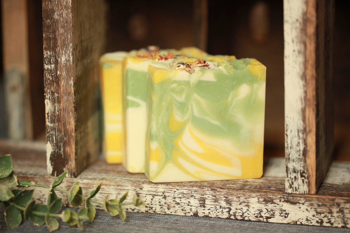 Honeysuckle Cold Process Bar Soap, 4 oz.