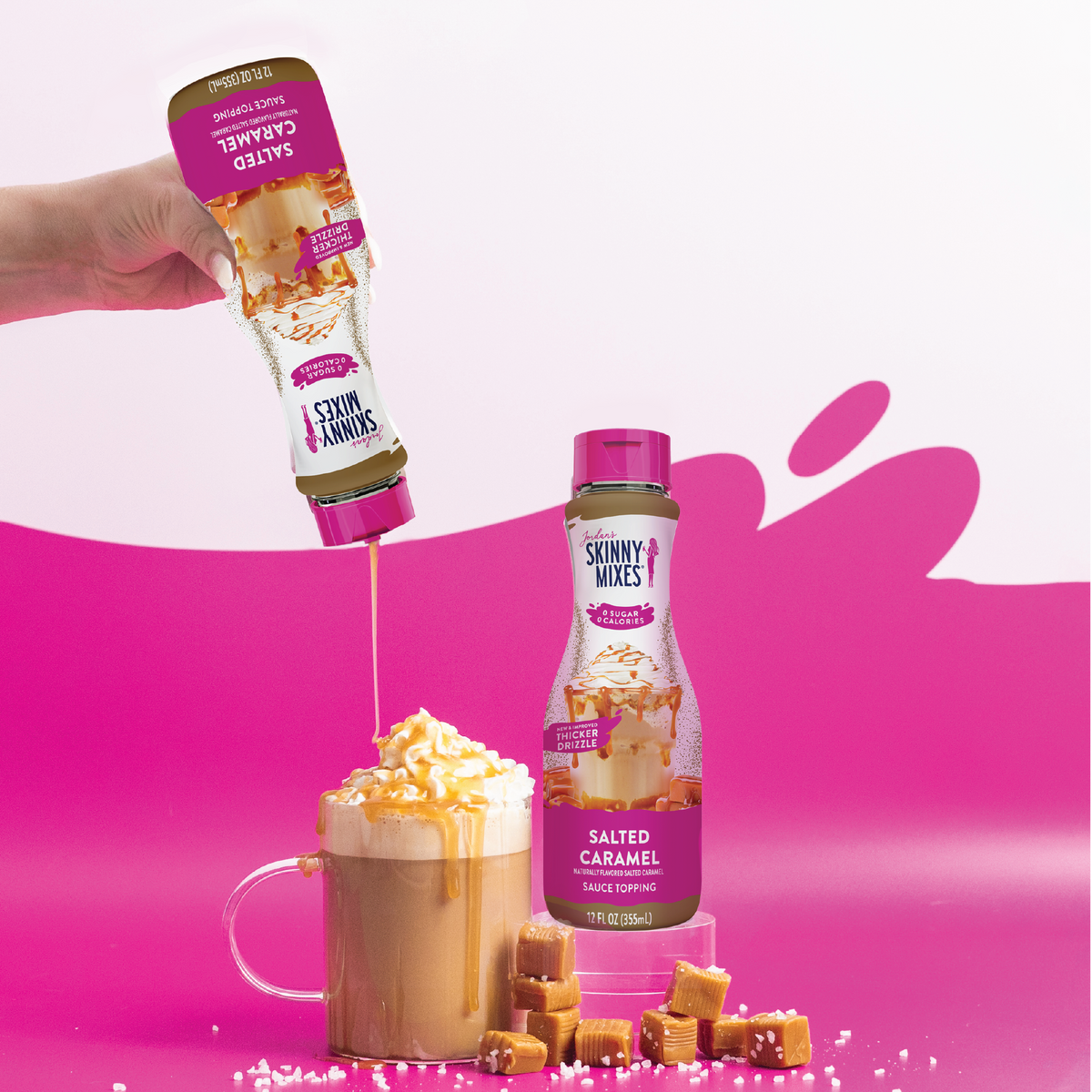 Sugar Free Salted Caramel Sauce - Jordan's Skinny Mixes