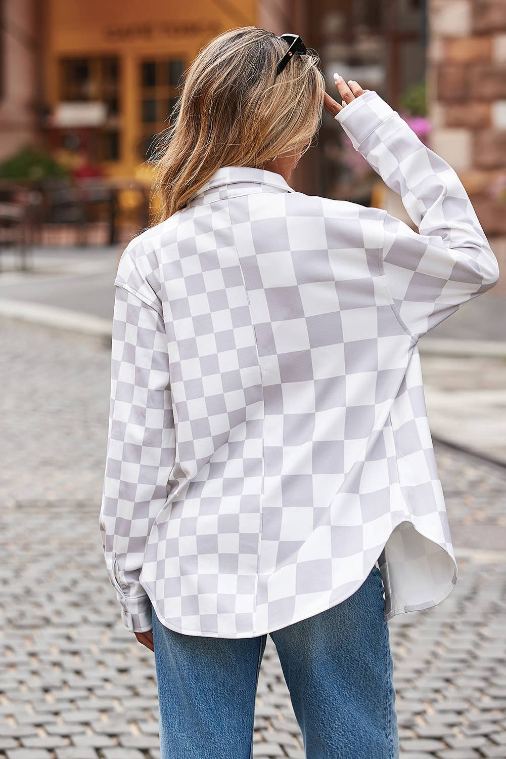Checkerboard Shacket