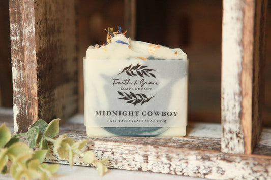 Midnight Cowboy Cold Process Bar Soap, 4 oz.