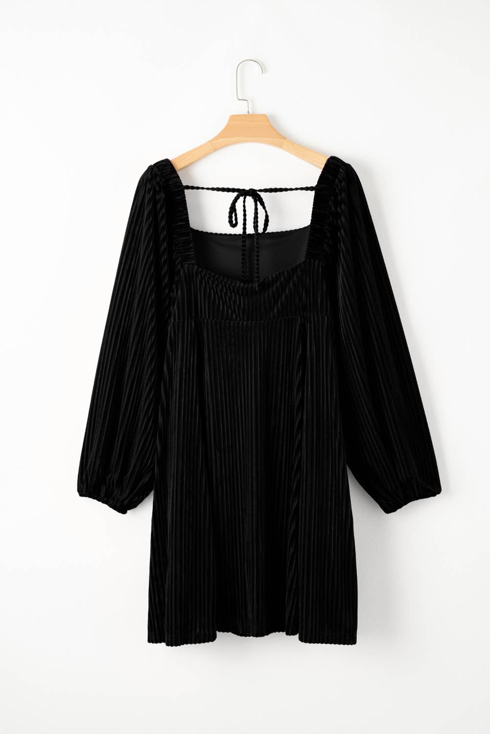 Velvet Babydoll Dress: XL