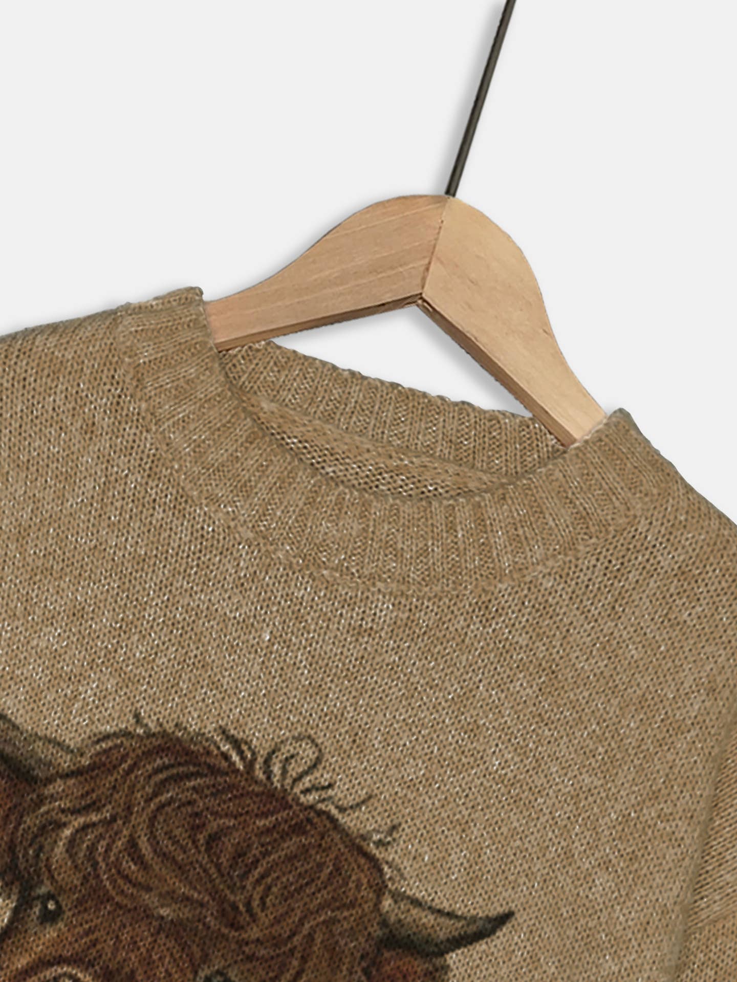 Highland Cow Sweater:S