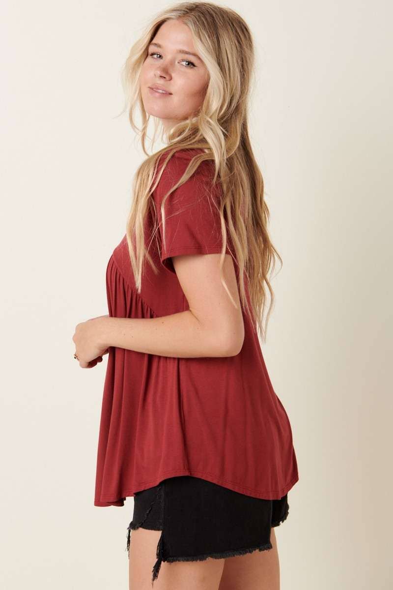 BABYDOLLS SHORT SLEEVE TOP