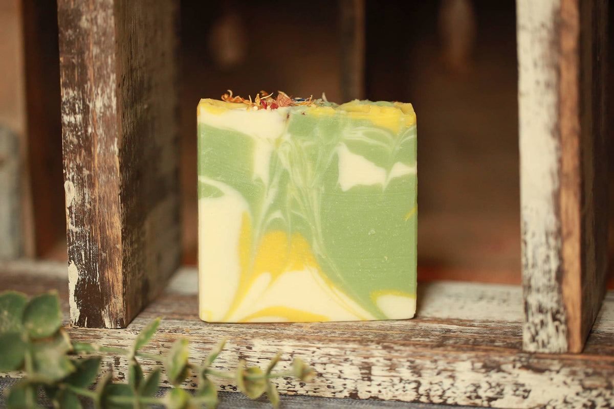 Honeysuckle Cold Process Bar Soap, 4 oz.