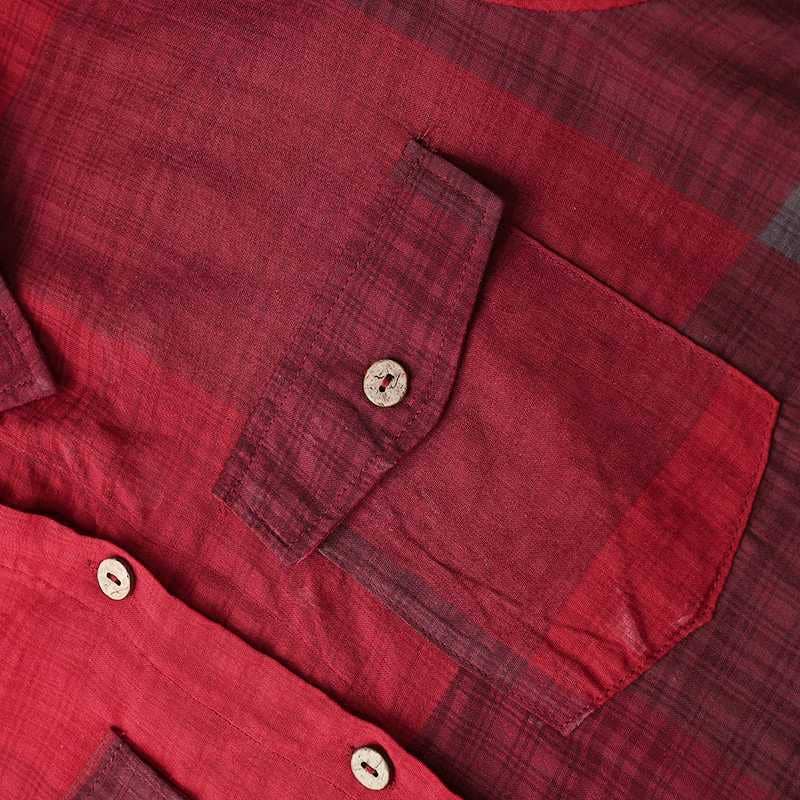 Plaid Long Dress / M