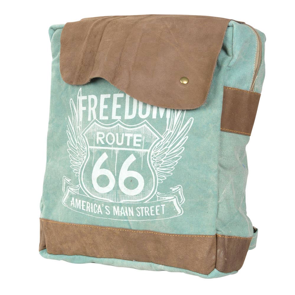 Clea Ray Canvas Bags & Clothing - Rt 66 Freedom Back Pack