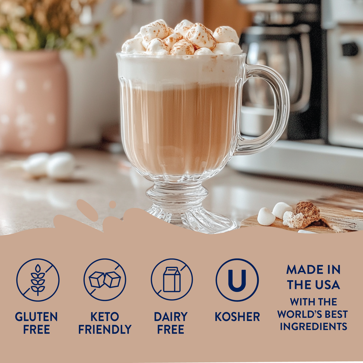 Sugar Free Toasted Marshmallow Syrup - Jordan's Skinny Mixes