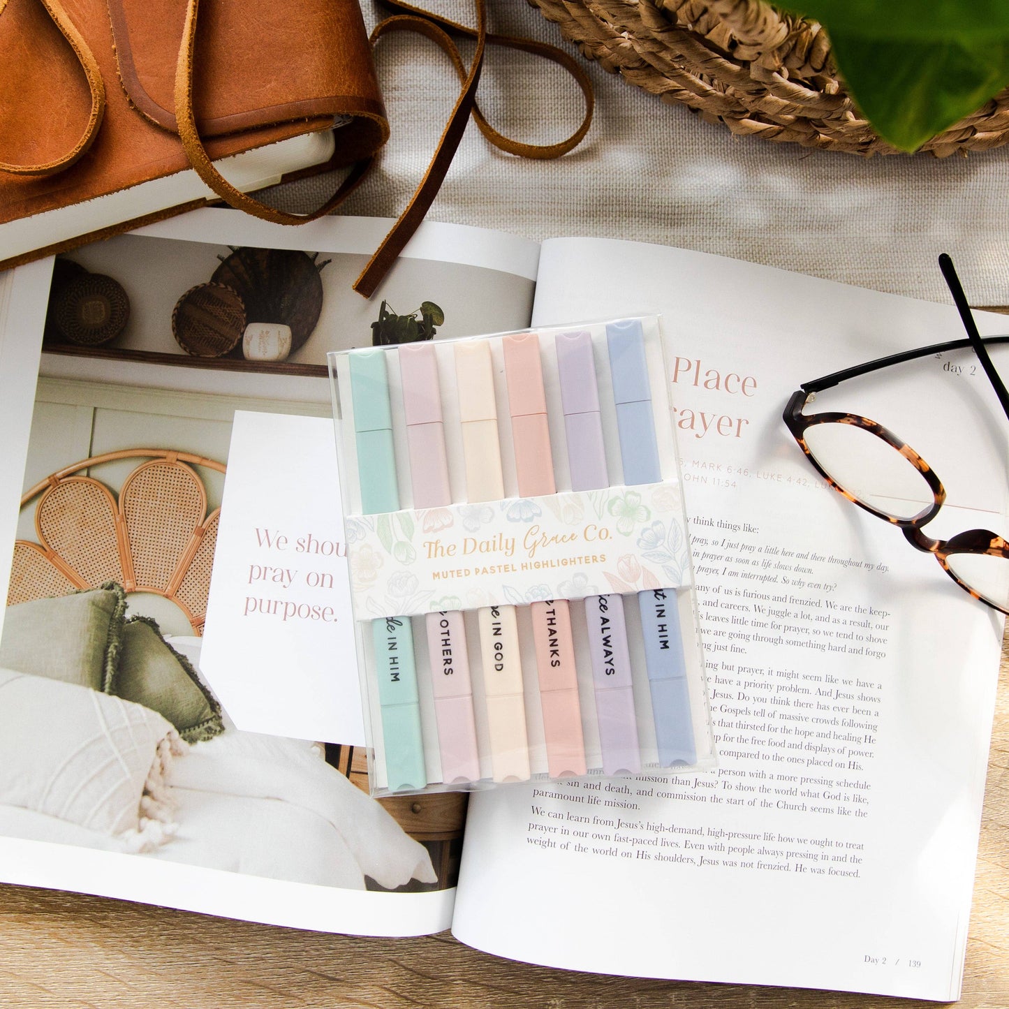 The Daily Grace Co - Muted Pastel Highlighter Set