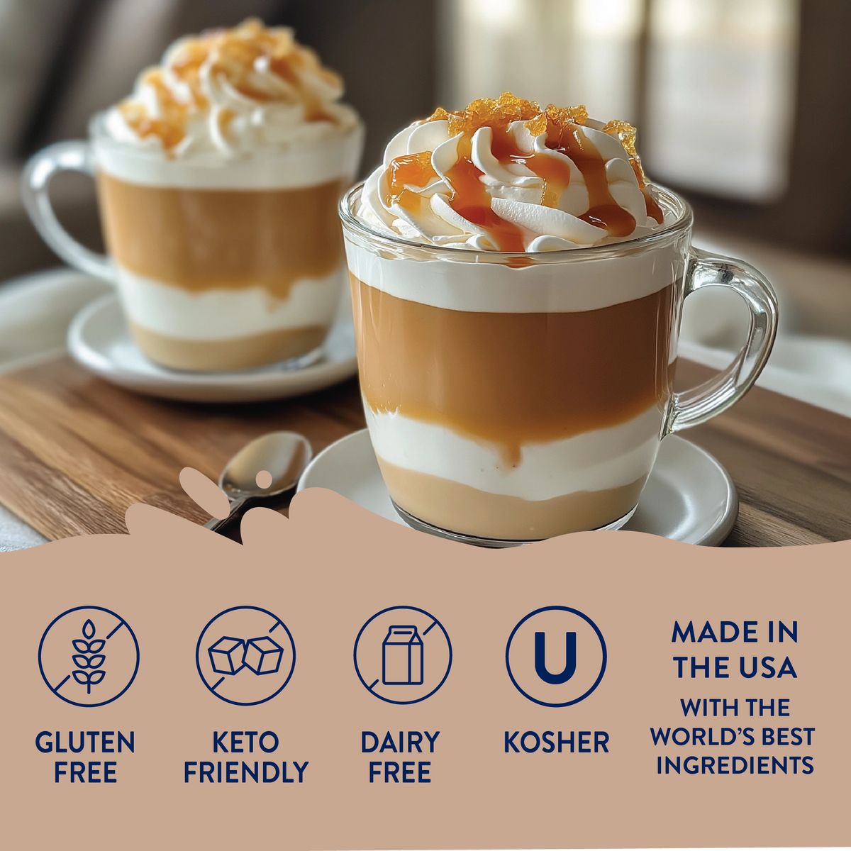 Sugar Free Caramel Creme Cheesecake Syrup - Jordan's Skinny Mixes