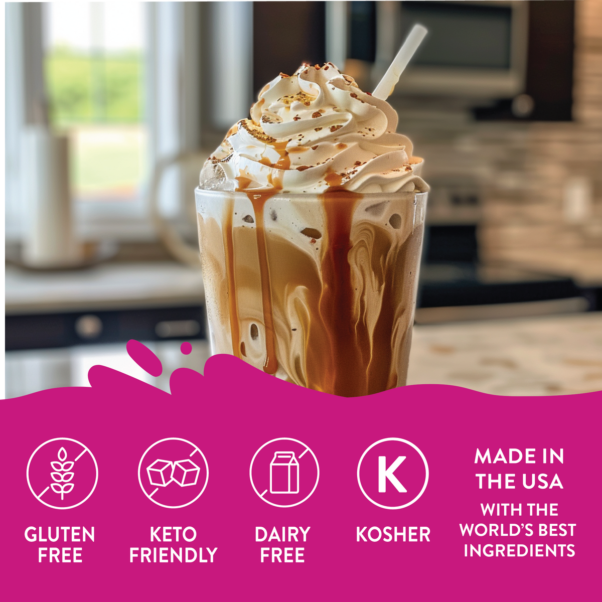 Sugar Free Salted Caramel Sauce - Jordan's Skinny Mixes