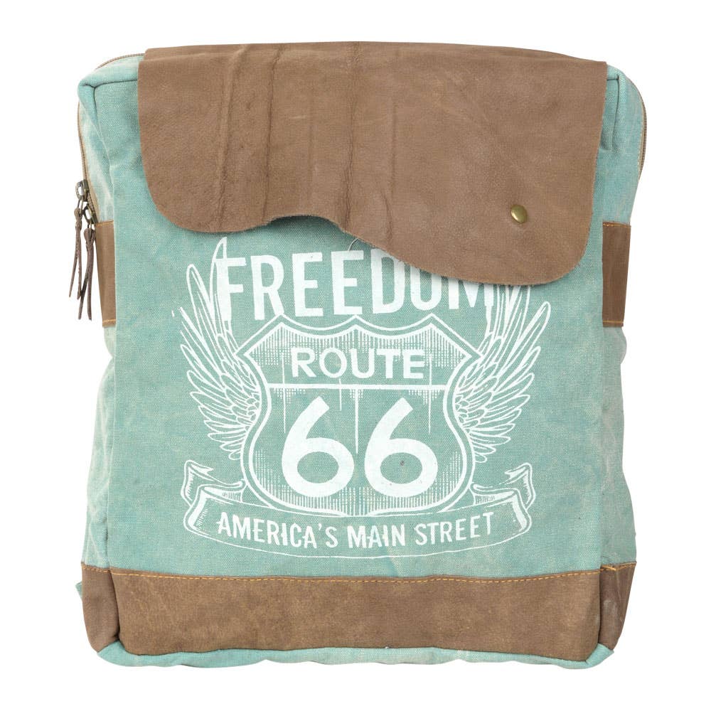 Clea Ray Canvas Bags & Clothing - Rt 66 Freedom Back Pack