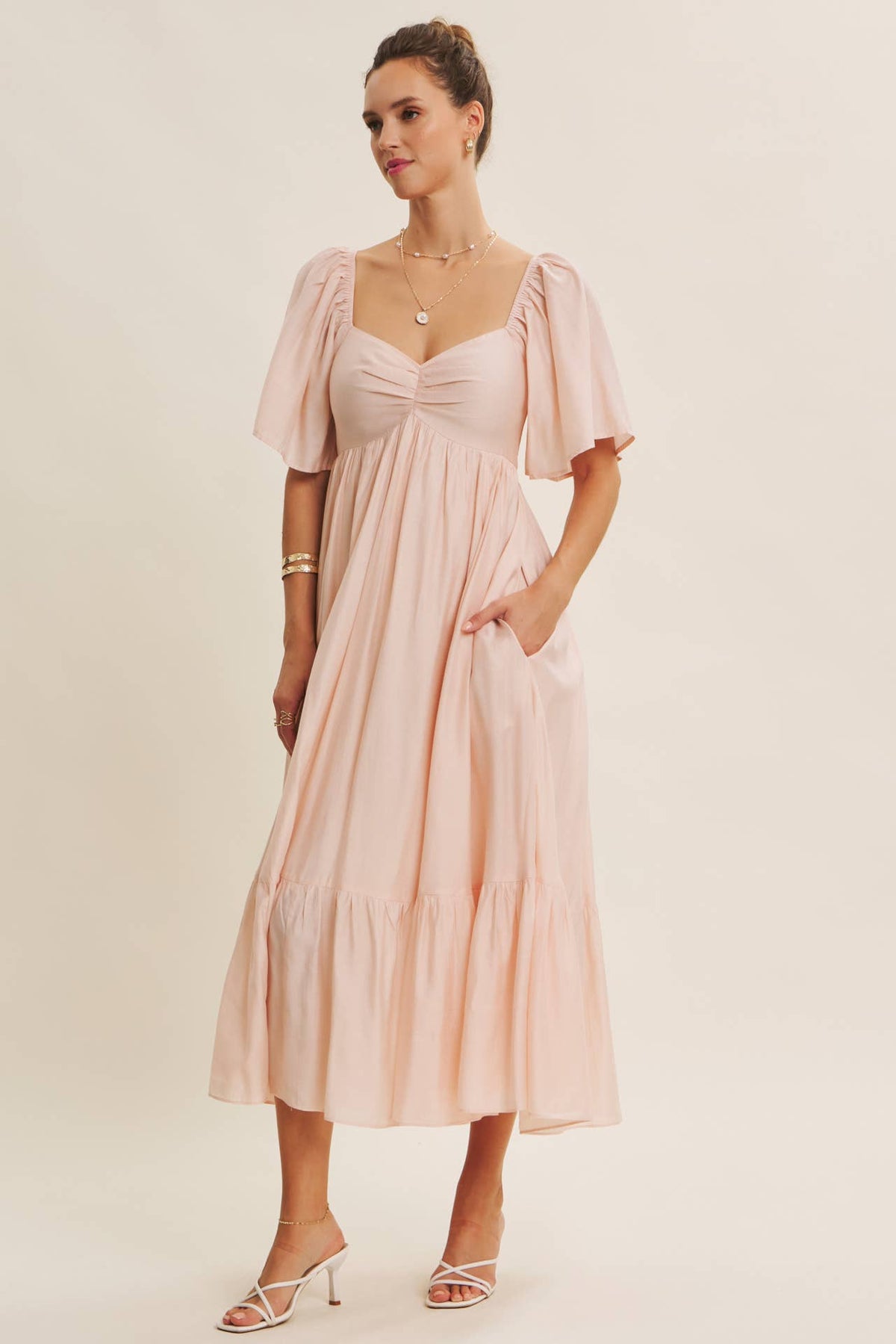 WILLOW SWEETHEART MIDI DRESS