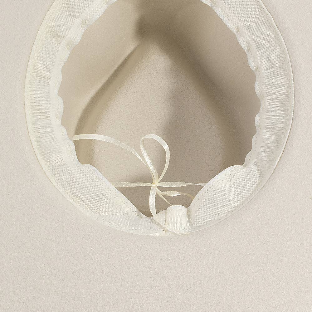 Molly Felt Fedora w/ embroidered band