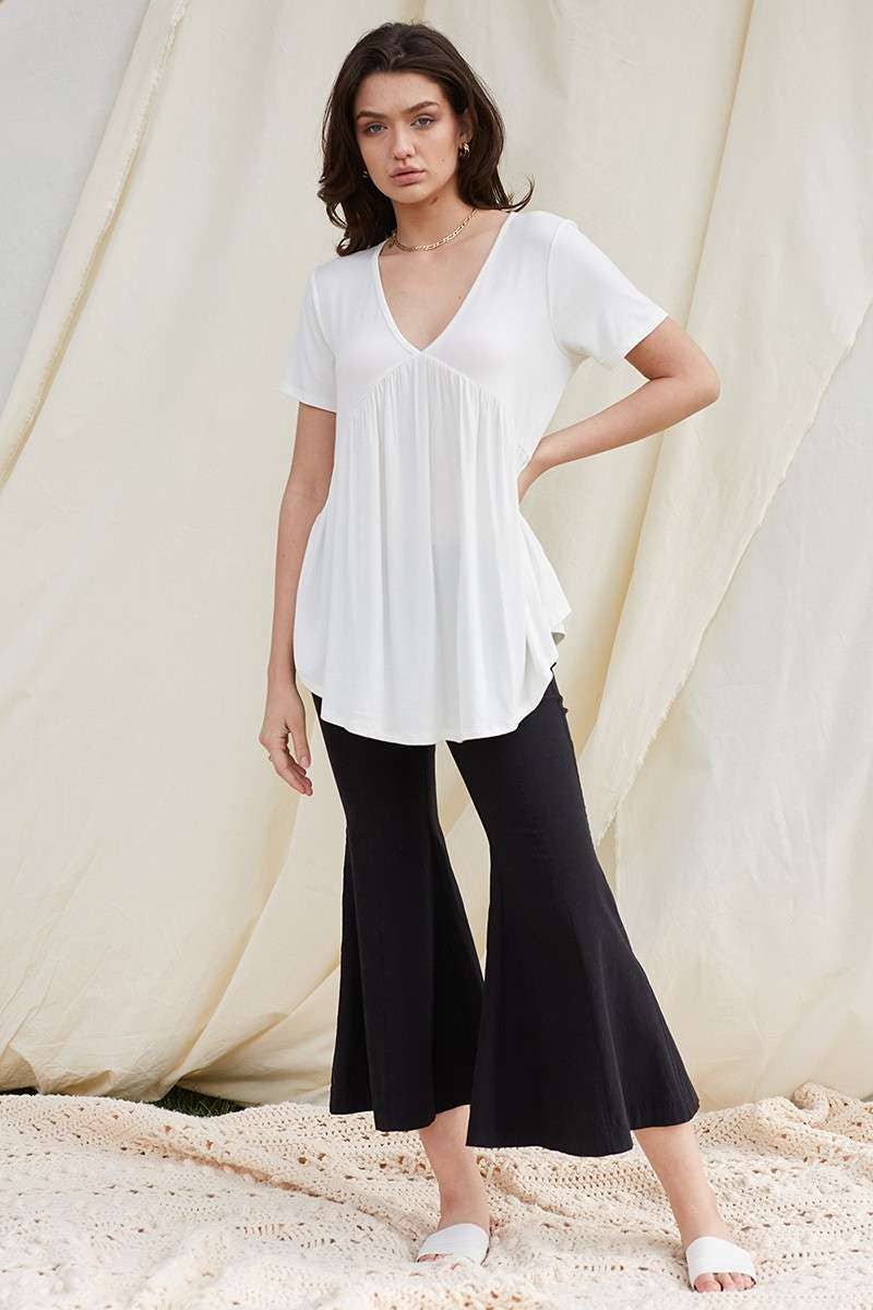 BABYDOLLS SHORT SLEEVE TOP