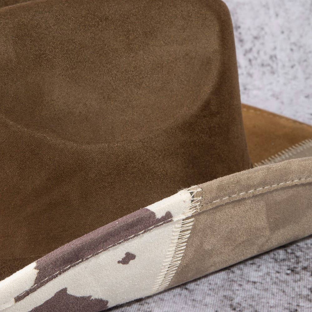 Cow Block Cowboy Hat