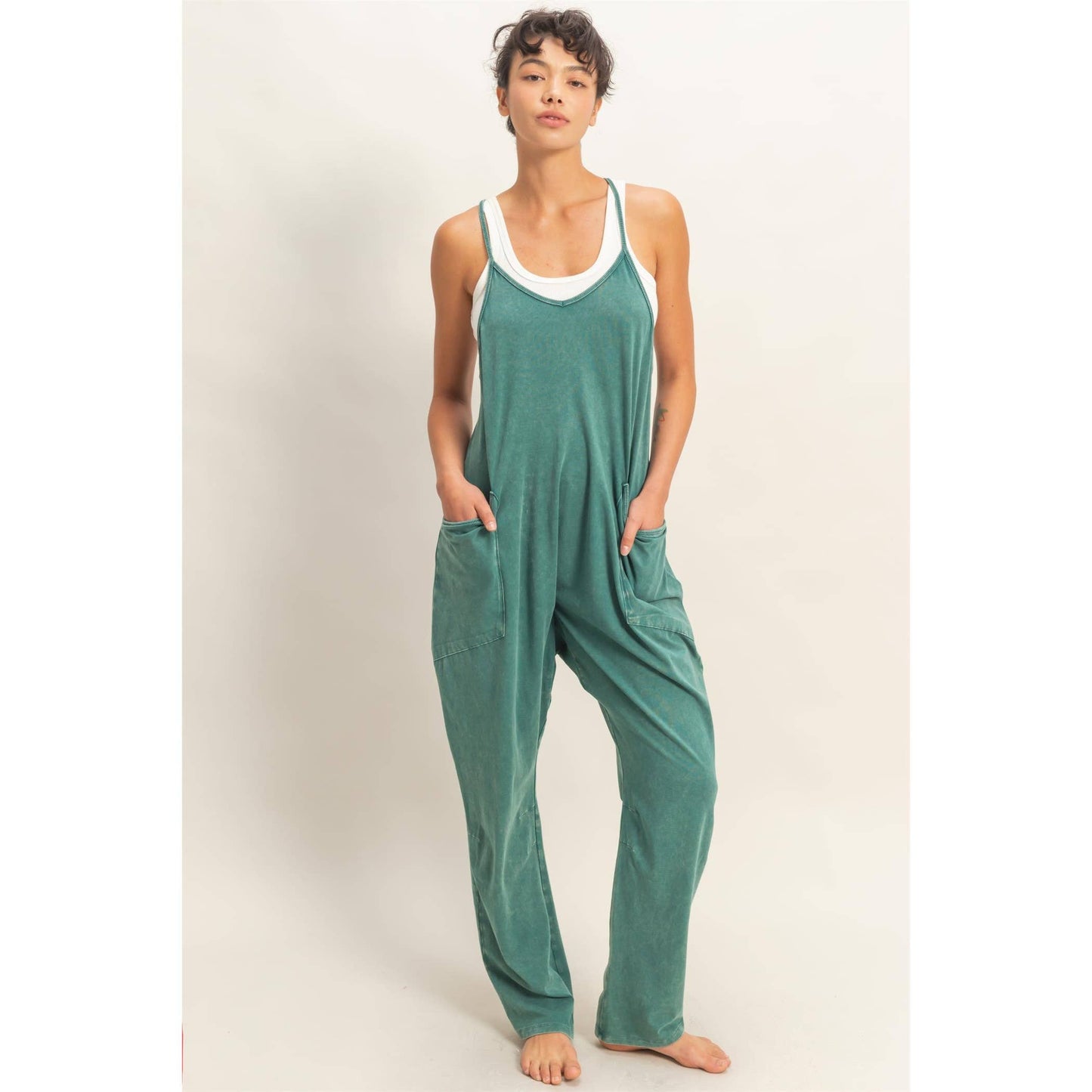 Mineral Wash Jumpsuit