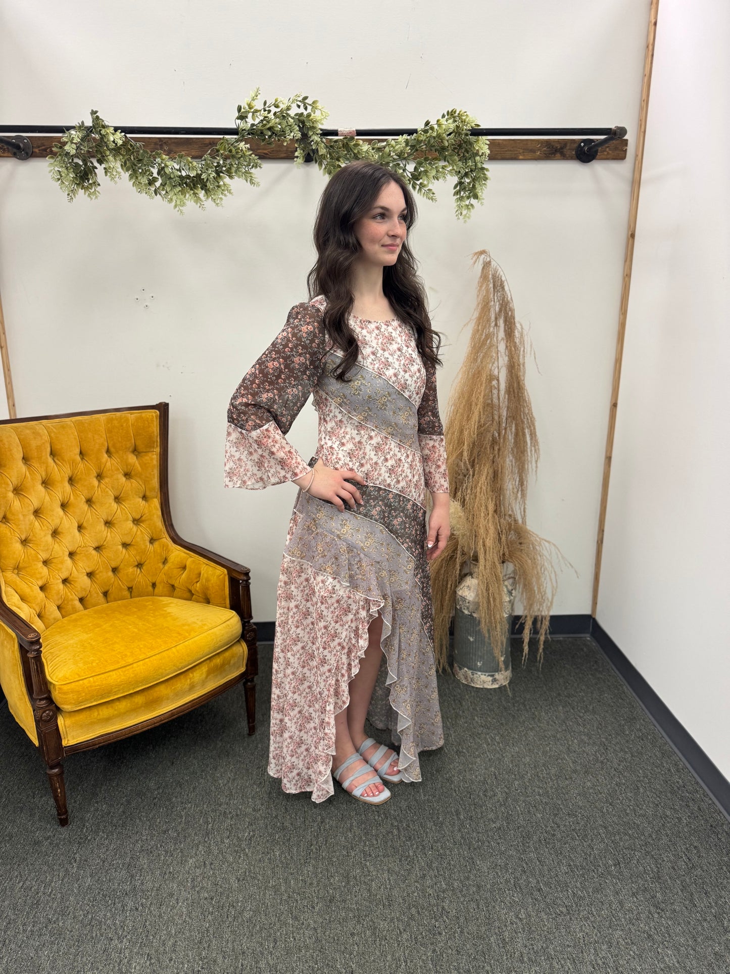 Floral Chiffon Dress