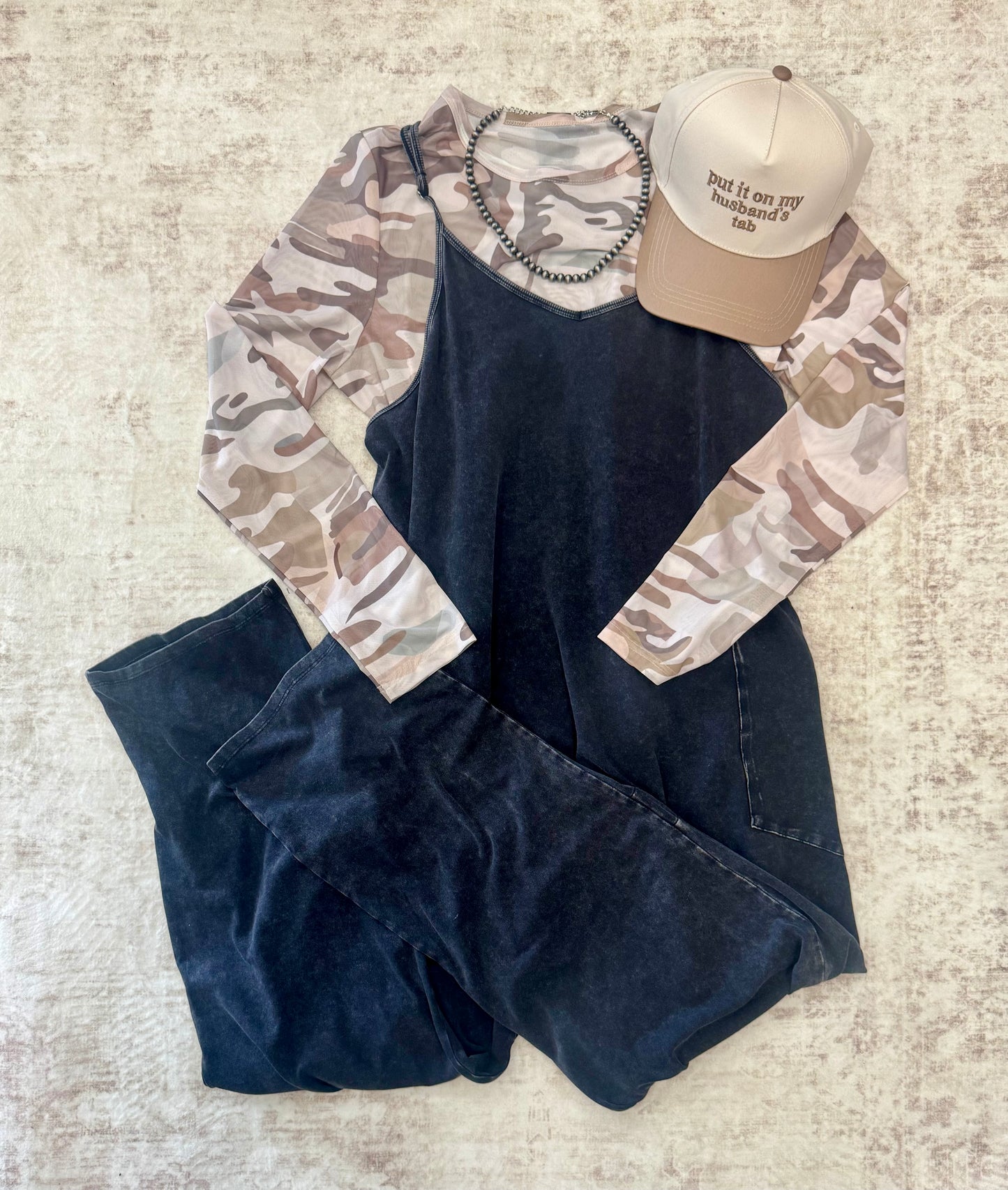 Mineral Wash Jumpsuit