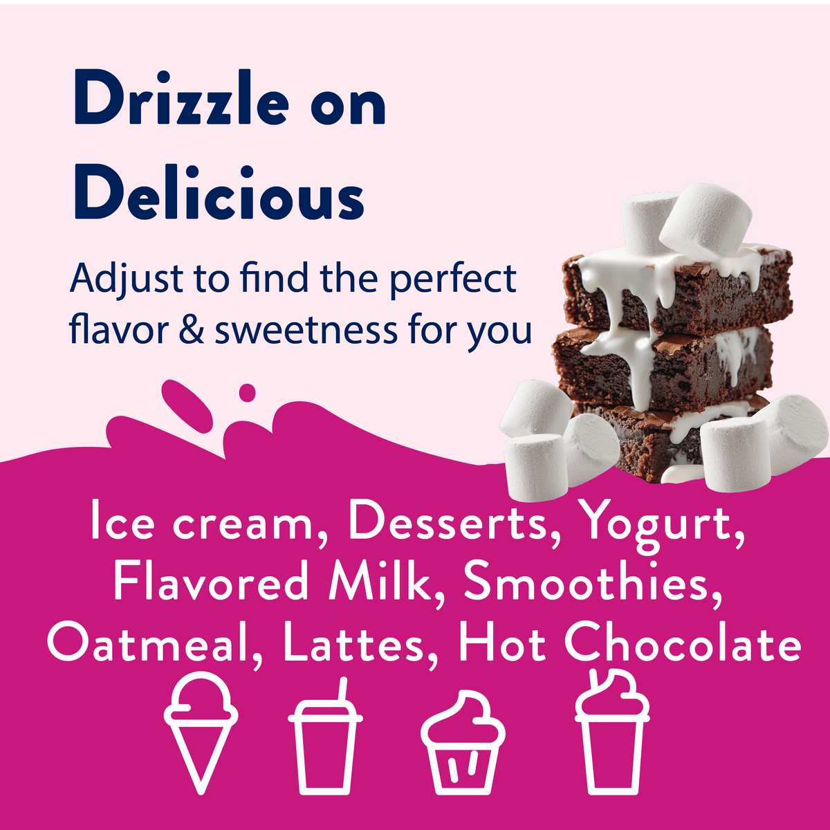 Sugar Free Marshmallow Sauce - Jordan's Skinny Mixes