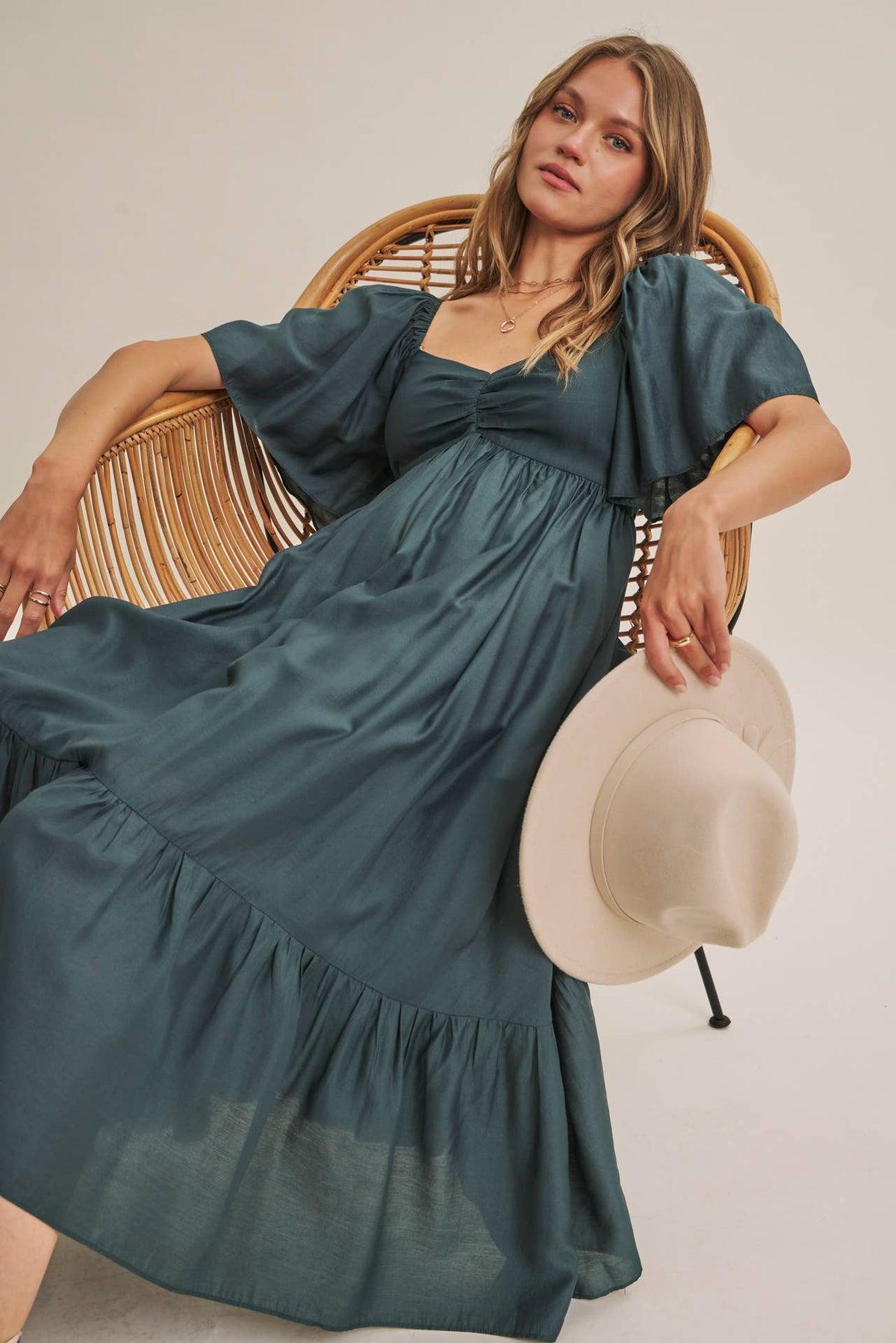 WILLOW SWEETHEART MIDI DRESS