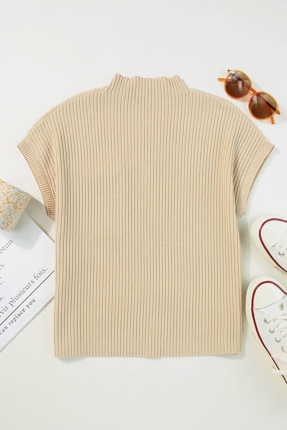 Patch Pocket Ribbed Sweater