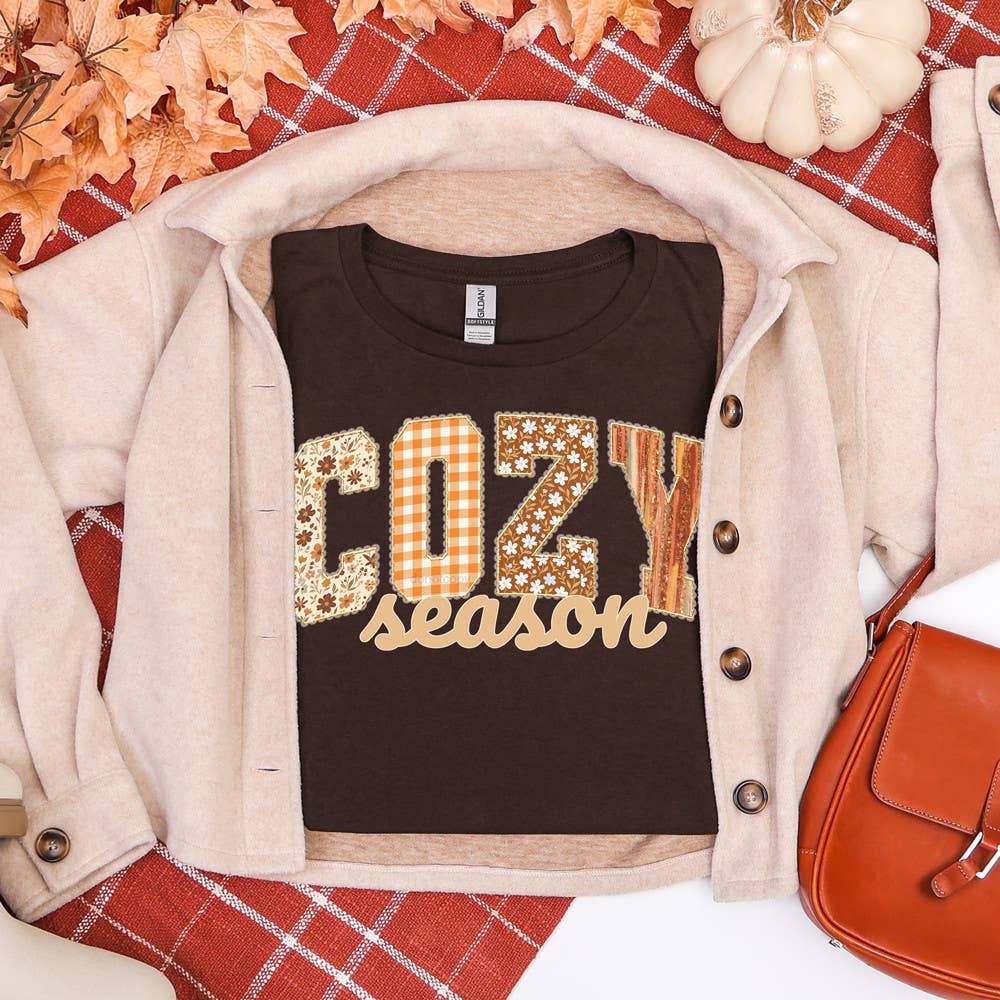 Trendy Transfers - Cozy Season Fall Patterned DTF Heat Transfer: Adult
