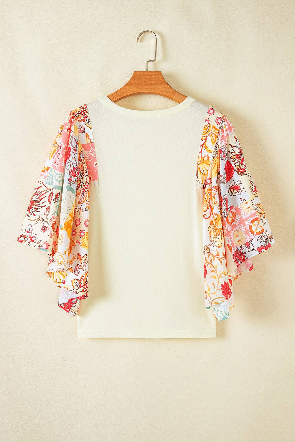 Boho Floral Sleeve Blouse