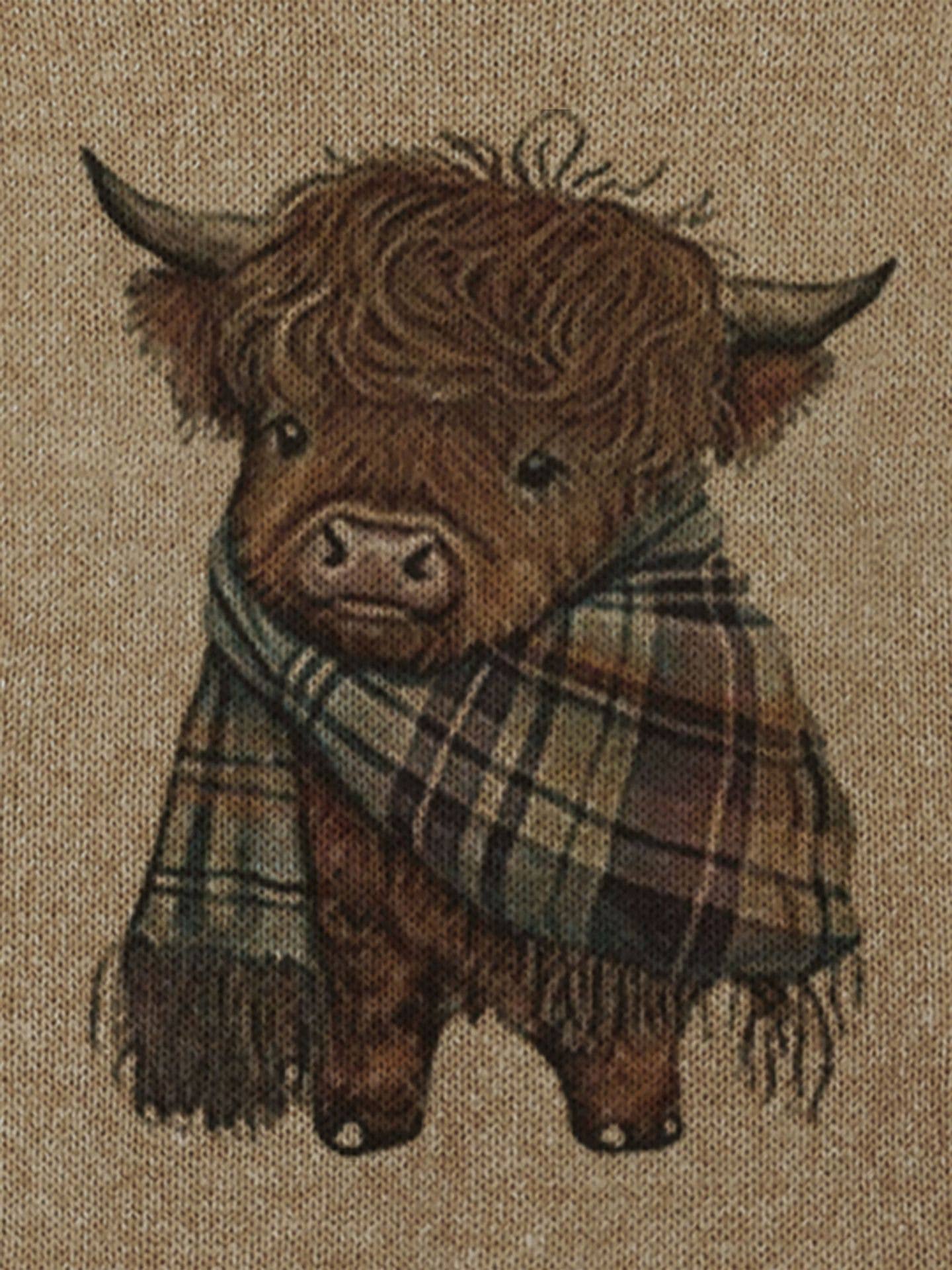 Highland Cow Sweater:S