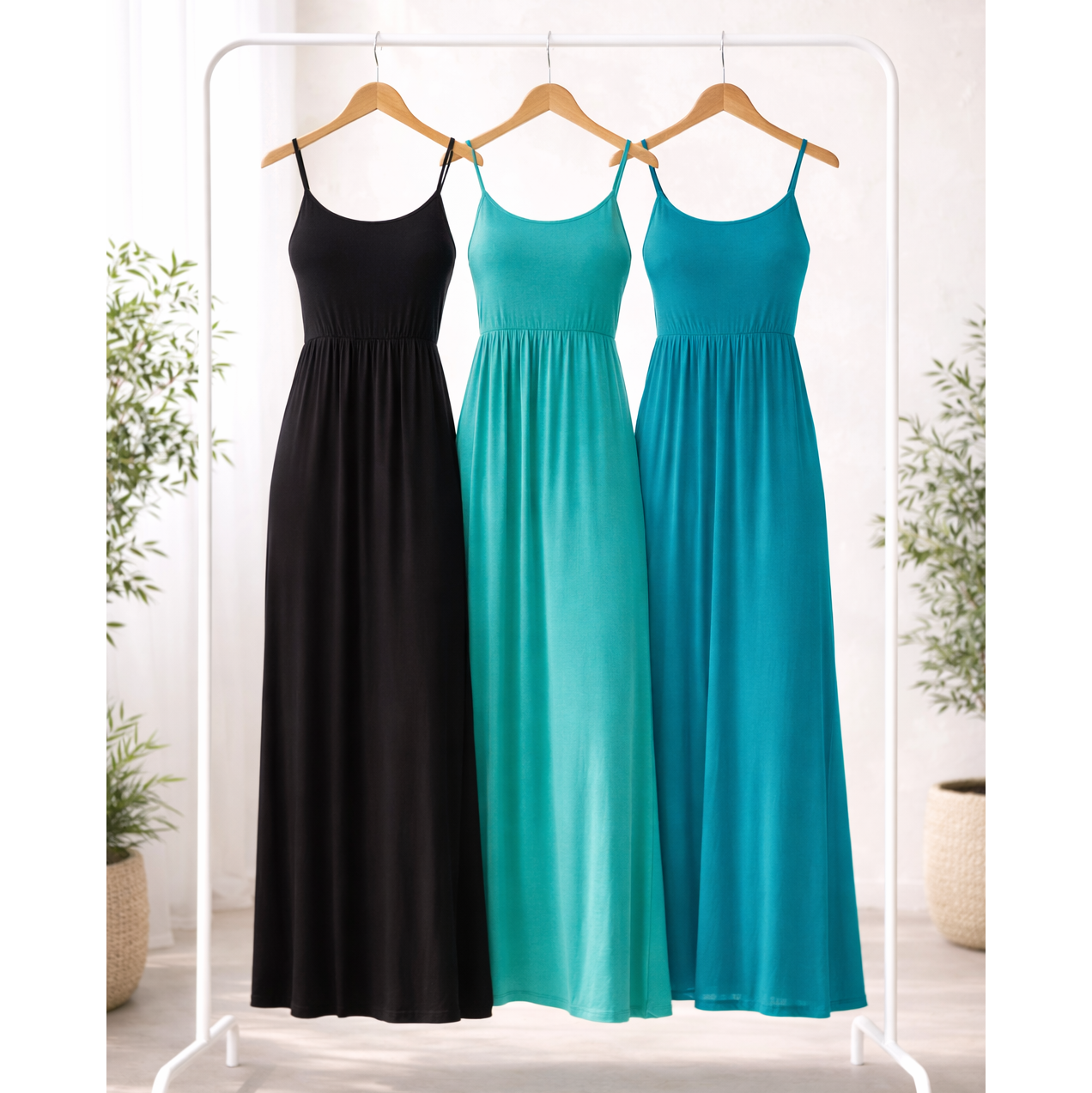 EMPIRE WAIST MAXI DRESS