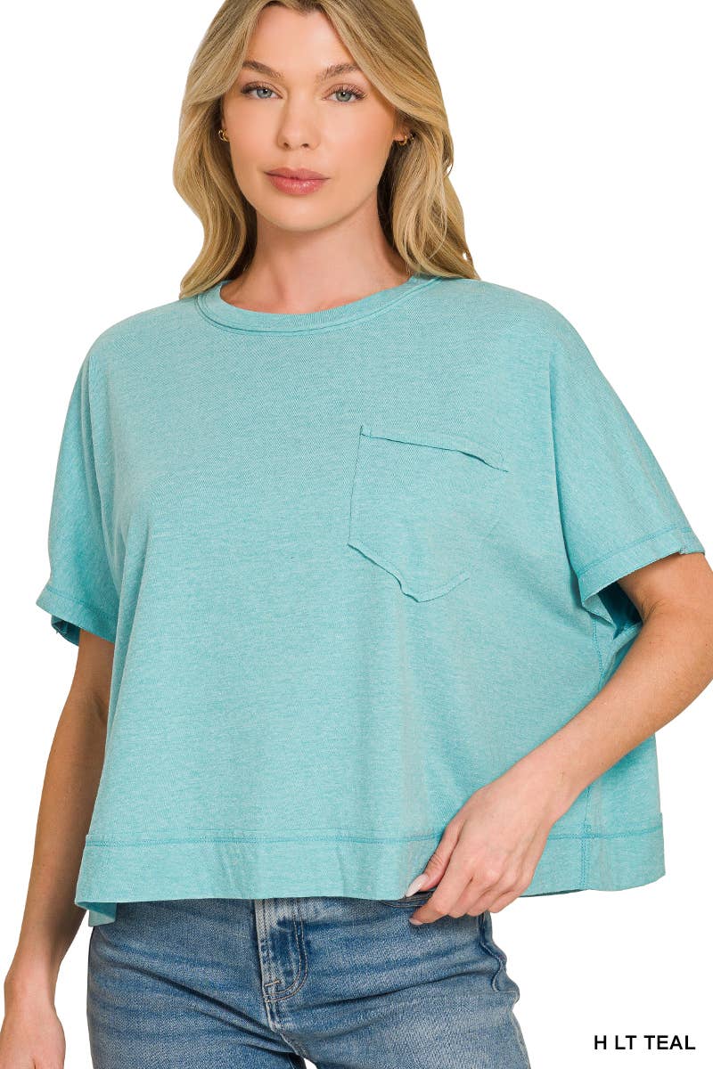 Exposed Seam Boxy Top