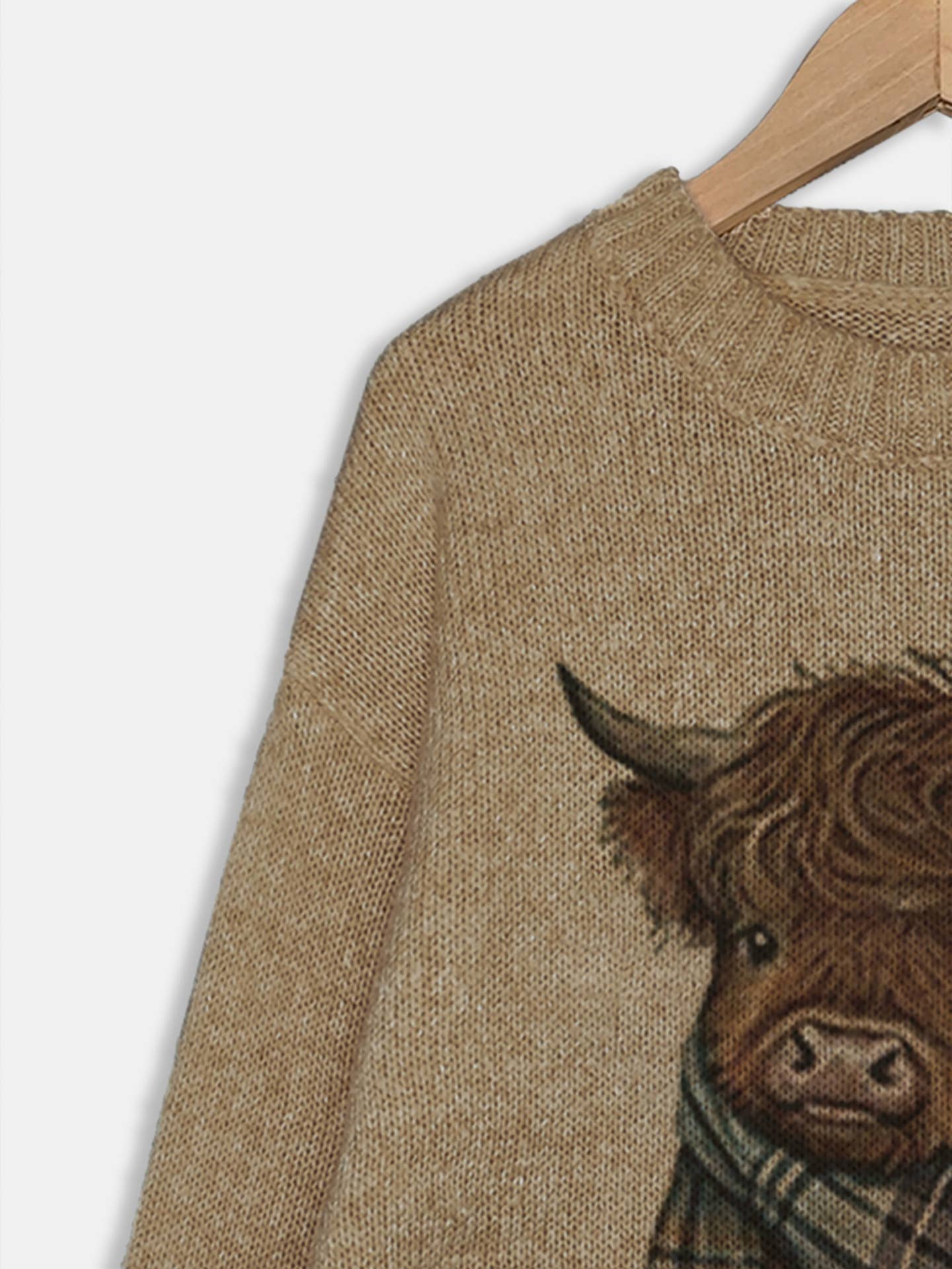 Highland Cow Sweater:S