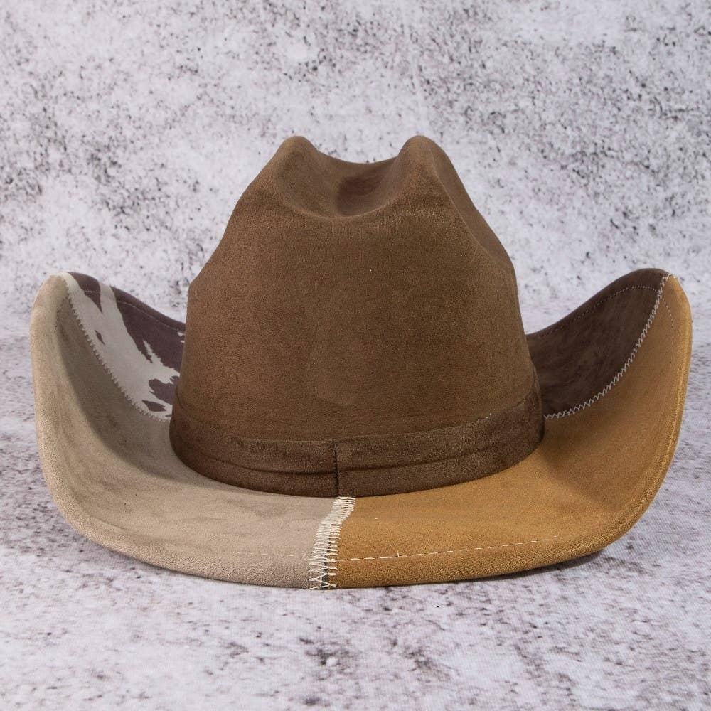 Cow Block Cowboy Hat