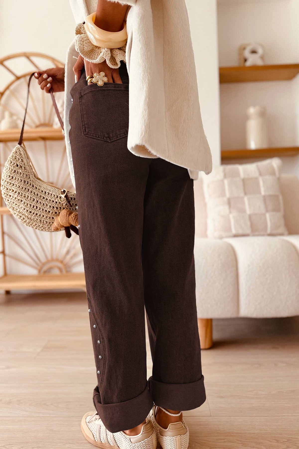 Rivet Detail Jeans