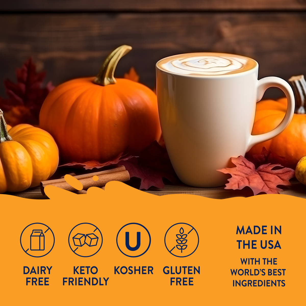 Sugar Free Pumpkin Pecan Waffle Syrup - Jordan's Skinny Mixes