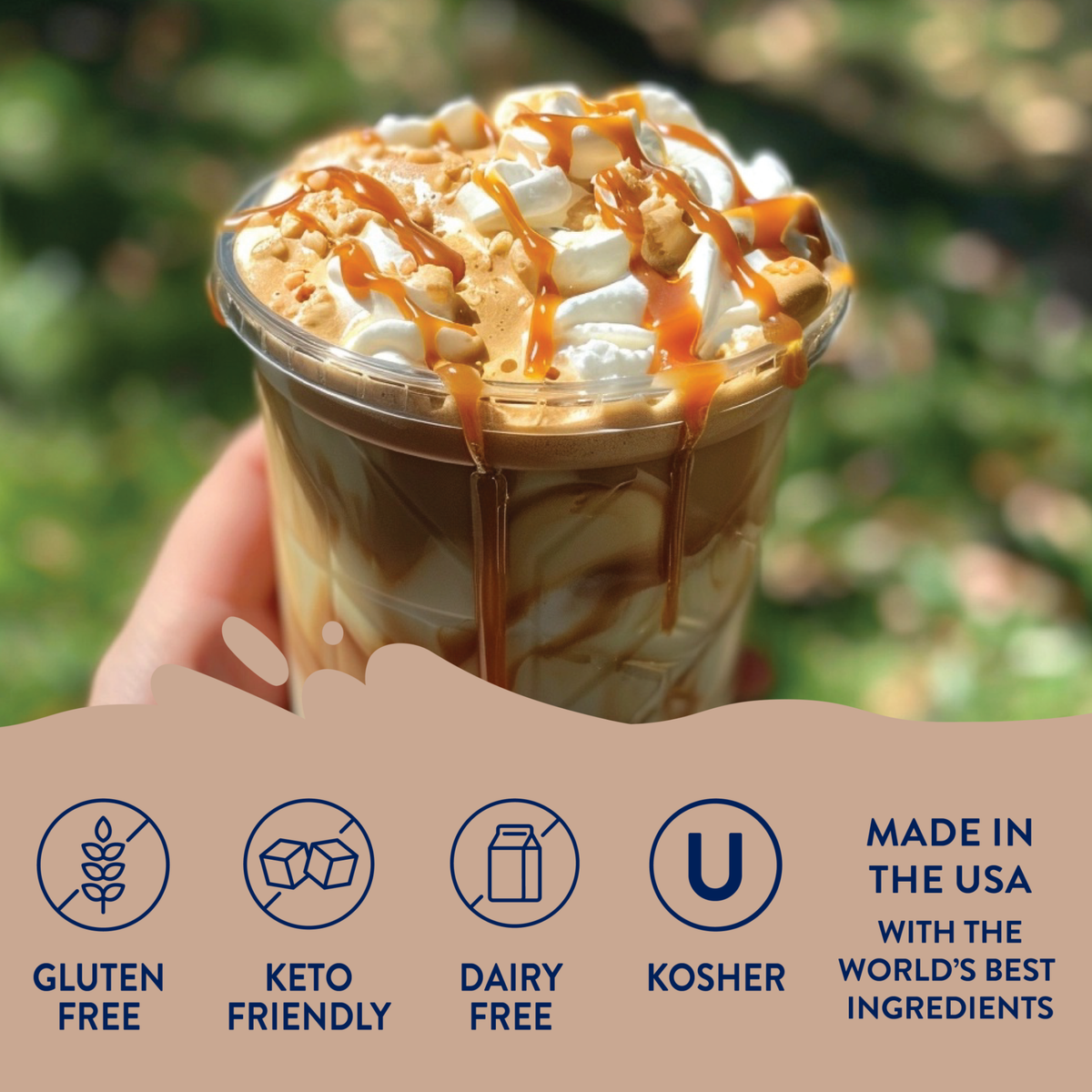 Sugar Free Salted Caramel Syrup - Jordan's Skinny Mixes
