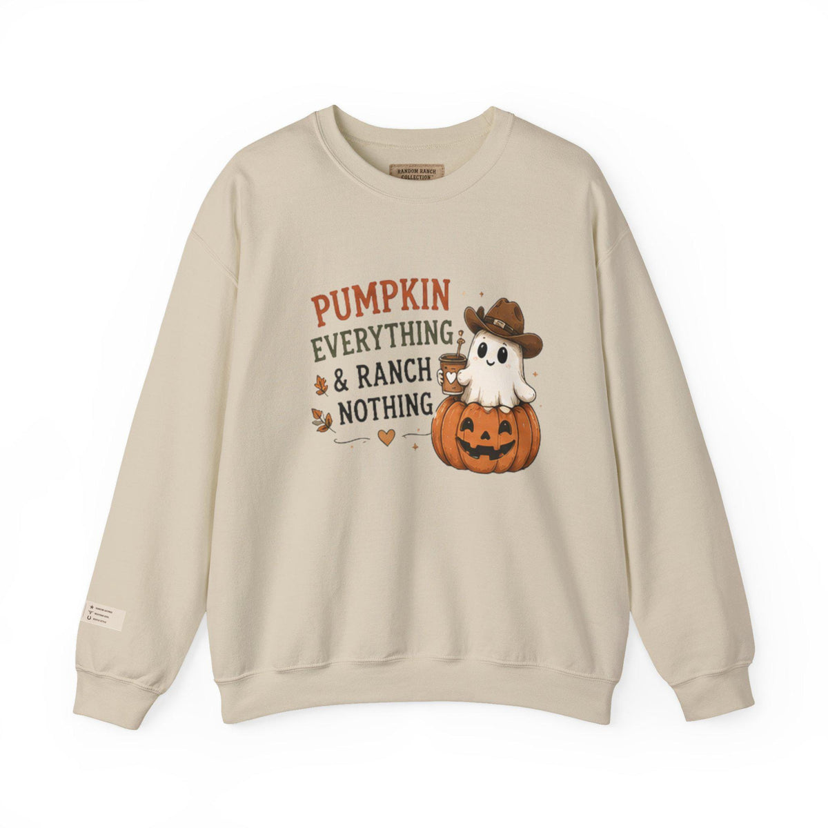 Pumpkin Everything Ghost Sweatshirt | Fall Halloween Crewneck