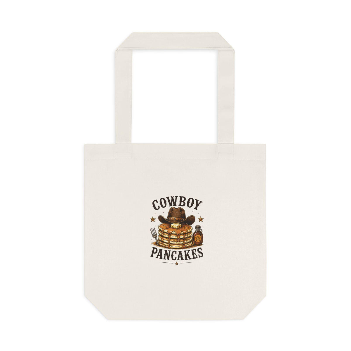Cowboy Pancakes Tote Bag | Random Ranch Graphic Tote