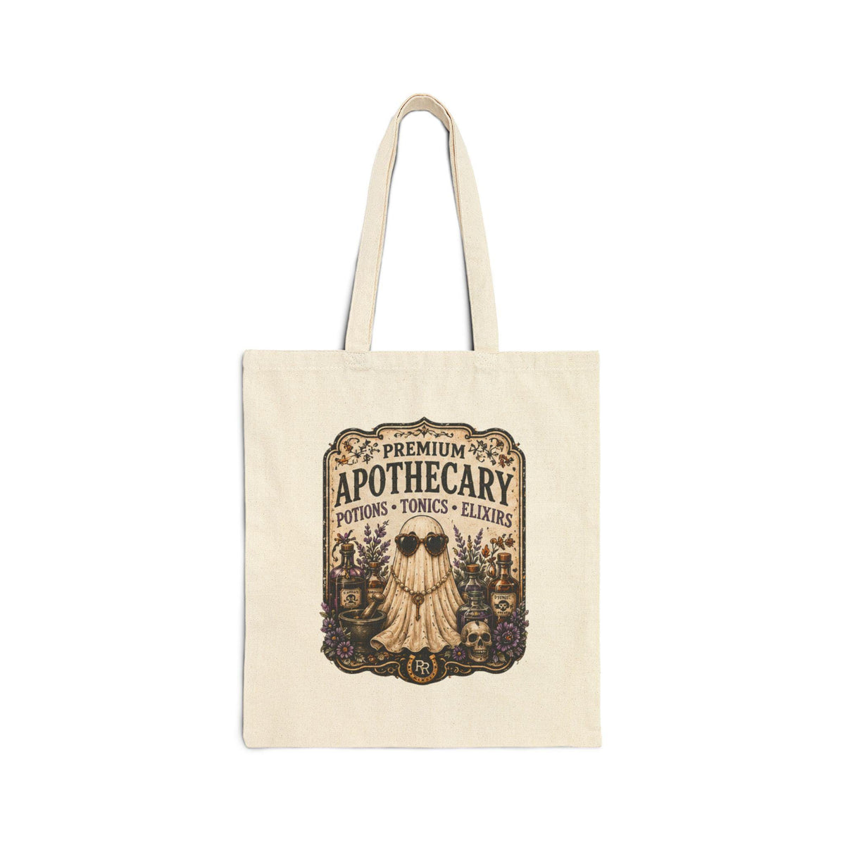 Apothecary Cotton Canvas Tote Bag