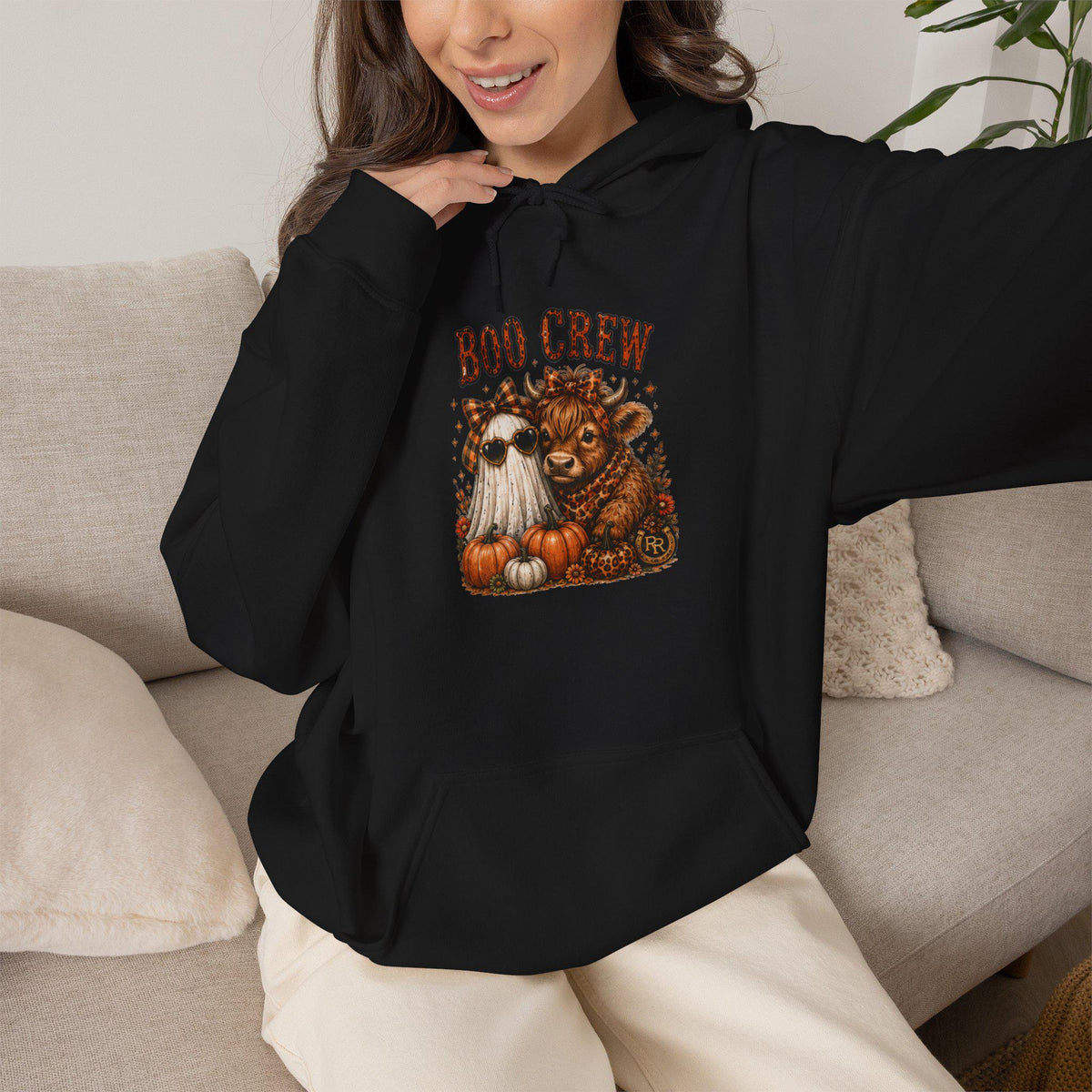 Boo Crew Hooded Sweatshirt