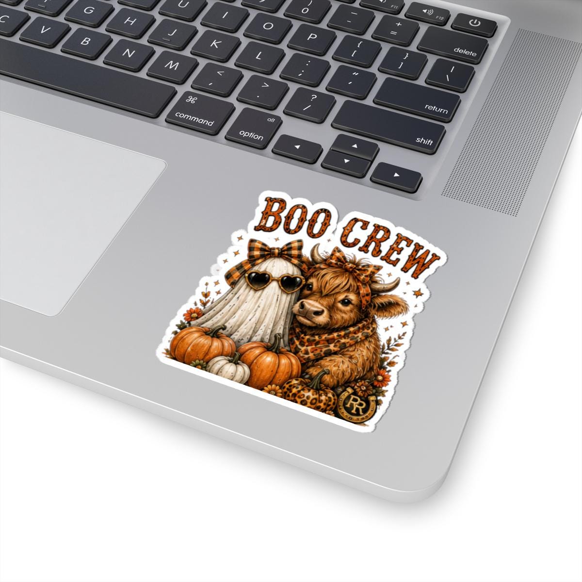Ghost & Highland Cow Kiss-Cut Stickers