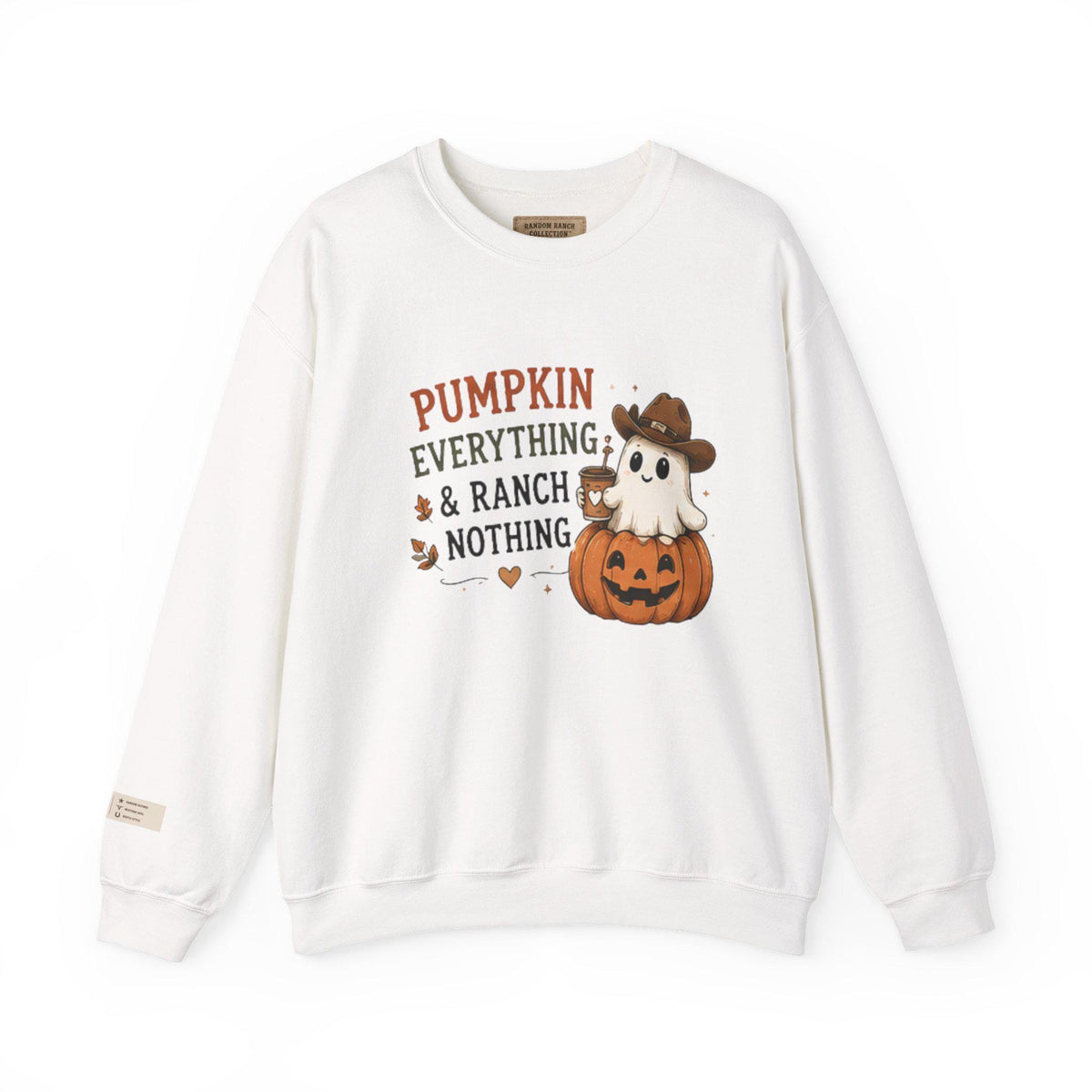 Pumpkin Everything Ghost Sweatshirt | Fall Halloween Crewneck