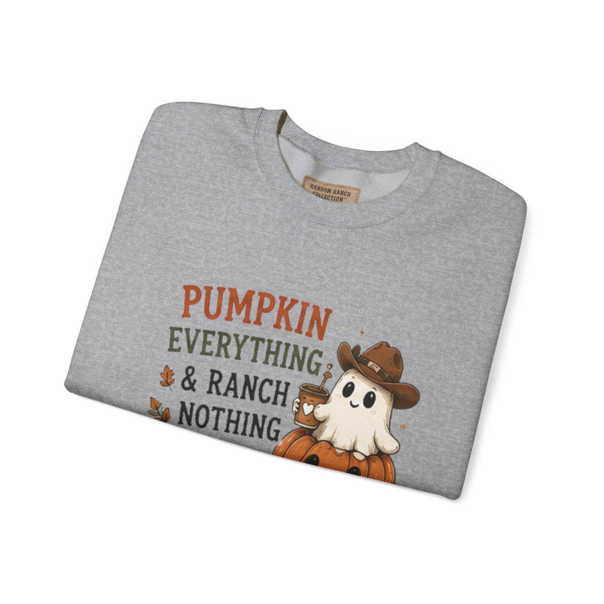 Pumpkin Everything Ghost Sweatshirt | Fall Halloween Crewneck